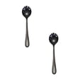 thumbnail image 2 of 2PCS Sugar Spoon,Shell Shape Stainless Steel Sugar Spoon,Small Spoons for Dessert Tiny Jelly Spoon Salt Spoon Mini Espresso Spoons,Vintage Stirring Spoons for Spice Chocolate,Jam(Black), 2 of 9