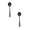 Black#2PCS, variant on Shiogb Shell Shaped Stainless Sugar Spoon (2pcs), Small Spoons for Dessert Tiny Jelly Spoon, Tea Spoons Stirring Spoons for Jam Dishwasher Safe, Black