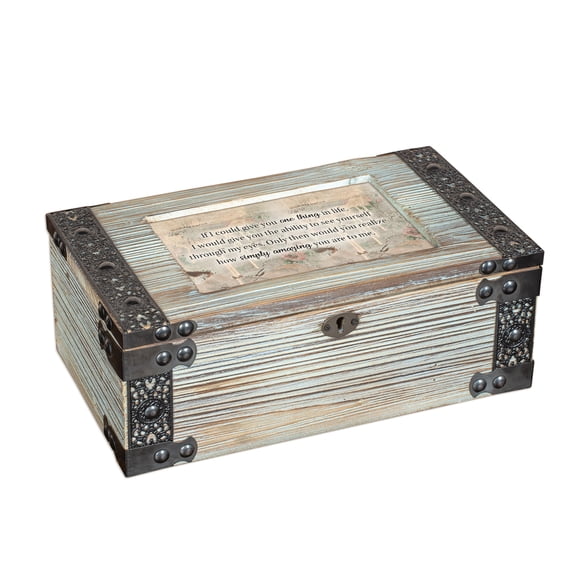 You Simply Amazing Rustic Elegance Celadon Green Musical Box Plays You Are My Sunshine