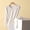 White, variant on Dianli 2PC Women Warm Velvet Long Sleeve Pajama Set Loose Round Neck Top and Elastic Waist Pants Thermal Comfortable Home Sleepwear Soft Cozy Loungewear Relaxed Fit Easy Care