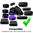 thumbnail image 3 of Yeacher Streaming Remote Control Wireless IR Smart Controller Replacement for Roku 1 2 3 4 LT HD XD XS Black, 3 of 7