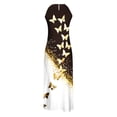 thumbnail image 5 of SMihono Robe d'Été Grande Taille pour Femmes 2023 Mode d'Été Imprimée Col Rond Sans Manches Robe à Épaules Dénudées, 5 of 5