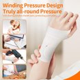 thumbnail image 5 of Wrist Brace for Sprained Wrist, Wrist Wrap Support, Carpal Tunnel Wrist Brace, Compression Wrist Brace, Breathable Wrist Brace for Pain Relief Arthritis Tndonitis,Night Support,2 Pcs Beige-Orange, 5 of 7