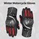 thumbnail image 4 of Guantes de moto de invierno impermeables guantes de moto para clima frío guantes de montar cálidos, 4 of 8