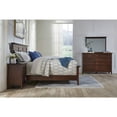 thumbnail image 2 of A-America Westlake Solid Wood King Mansion Panel Bed in Cherry Brown, 2 of 12