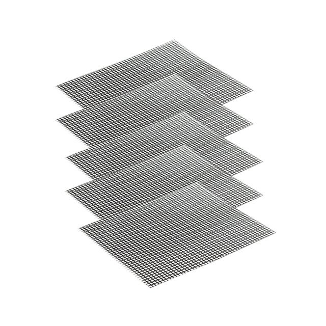 HOMEMAXS 5 Pcs Barbecue Grid Mat Nonstick Grilling Mat Grill Mesh Mat