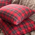 thumbnail image 4 of Plaid Decorative Pillow Covers - Set of 2, Red/Green Classic Pattern, Farmhouse Style - for Holiday Home Decor, 4 of 8