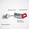 thumbnail image 3 of Adjustable Toggle Latches, GH-4001 Toggle Latch, Box Latch, Adjustable Toggle Latch Lever Clasp, 4 Pieces Toggle Latches, Load Capacity Up to 180kg/400lbs, 3 of 5