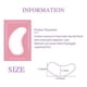thumbnail image 3 of 100 pares de parches de papel para extensiones de pestañas, pegatinas para ojos injertados debajo de los ojos, 3 of 4
