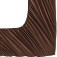 thumbnail image 5 of Elegant Comfort Fitted Sheet Wrinkle-Free 1500 Series 1-Piece Fitted Sheet, Twin/Twin XL Size, Chocolate Brown, 5 of 5