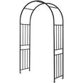 thumbnail image 2 of Gymax 7.2Ft Garden Arch Steel Arbor Wedding Garden Decoration Climbing Plants w/Stakes, 2 of 10