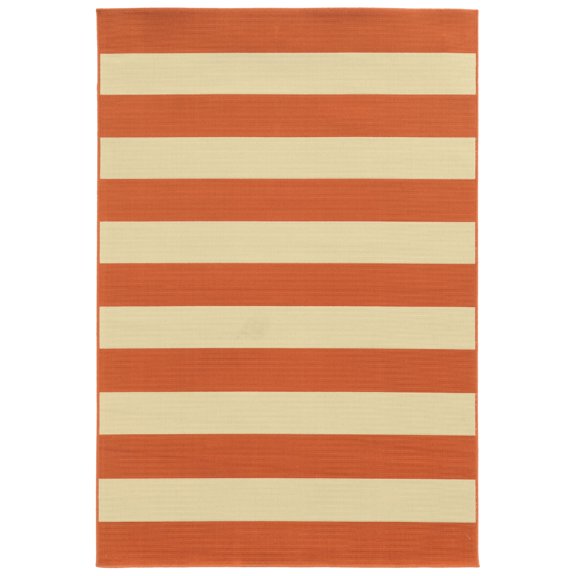 Avalon Home Roanoke Nautical Stripe Indoor/Outdoor Area Rug
