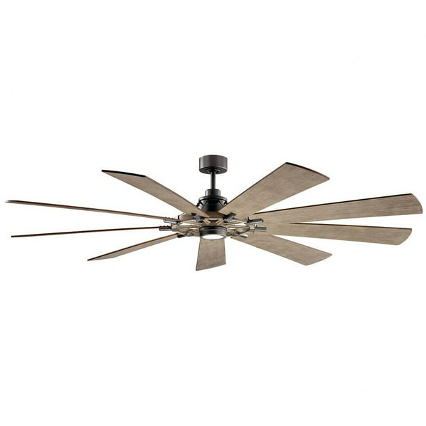 Norman Lanes Ceiling Fan With Light, Rustic Lodge Ceiling Fans