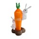 thumbnail image 1 of Fiesta Inflable de Pascua Conejo Zanahoria Sosteniendo Zanahoria Impermeable con Luces Yuyangstore Estatuas de Pascua, 1 of 8