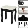 thumbnail image 4 of 5 Drawers Vanity Table Stool Set with 12-LED Bulbs, 4 of 9