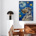 thumbnail image 5 of Hudo Starry Night Irish Wolfhound Canvas Print - Van Gogh Inspired Dog Poster Wall Art Decor, 5 of 5