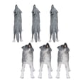thumbnail image 1 of Wild Animal Wolf Toys, Natural Safe Educational Active Posture Wolf Figurine Toys  For Collection For Cake Topper, 1 of 8