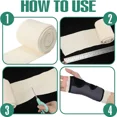 thumbnail image 4 of 1rouleau de Bandage de Support Tubulaire Élastique, Manchon de Bandage Élastique Réutilisable, Rouleau de Bandage de Compression Tubulaire pour Chevilles Coudes Jambes Genoux, 4 of 6