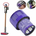 thumbnail image 4 of sweethay Filtro de filtro de vacío Accesorios de máquina de vacío Reemplazo para pieza de limpiador de filtro de vacío Suministros de limpieza para el hogar No.01, 4 of 6