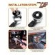 thumbnail image 4 of 2 Discos de Limpieza para Espresso, Disco de Silicona de 54 mm para Accesorios de Máquinas de Espresso BES810BSS, BES840XL, 4 of 6