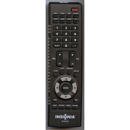 INSIGNIA RC-201-0A (p/n: 6010200101) TV Remote Control (new)