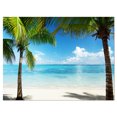thumbnail image 2 of Palm Trees and Sea - Landscape Photography Canvas Print, 2 of 3