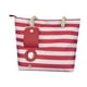 thumbnail image 4 of Bolsa enfriadora de vino con boquilla oculta, bolso de playa, bolso de mano para mujer, porta vino Rojo, 4 of 9