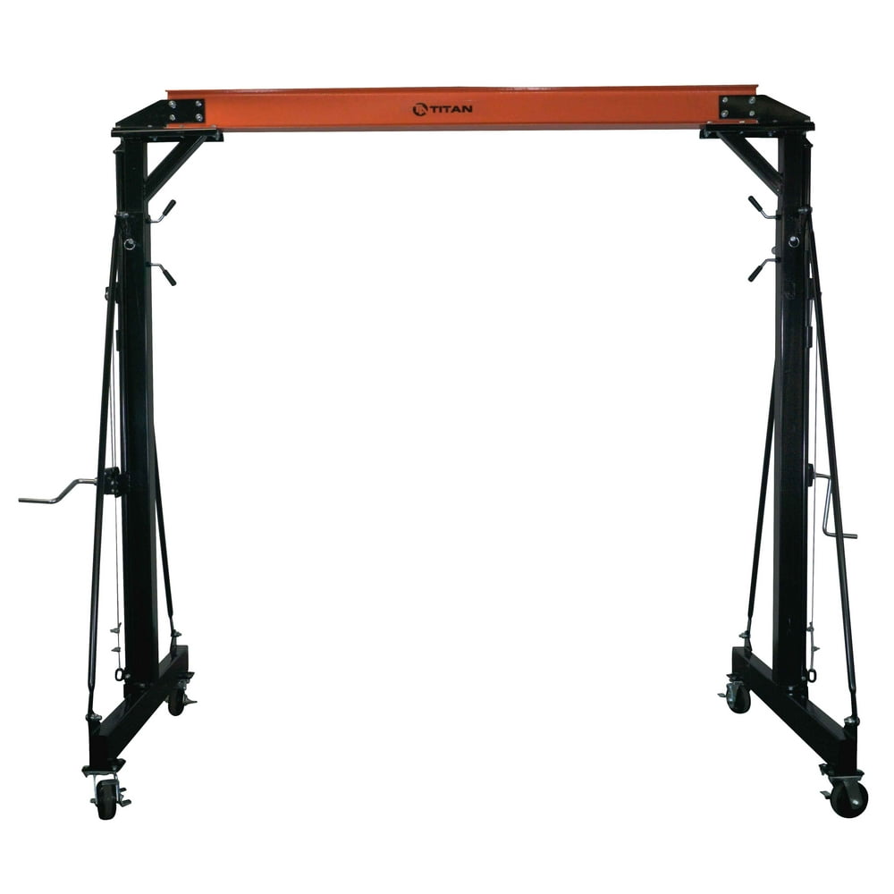 Titan Attachments Telescoping Gantry Crane 3000 lb. Capacity Walmart