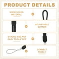 thumbnail image 3 of Uxcell Camera Wrist Strap, Adjustable Nylon Phone Wristlet Straps Lanyard String for Camera Keys Keychain Phone USB Pure Black 3, 3 of 7