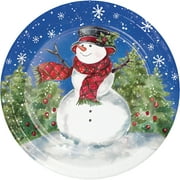 Holiday Time Snowman Paper Plates, 20 Ct.