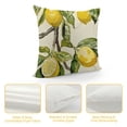 thumbnail image 4 of YINGXI  Home Sweet Home Lemon Summer Throw Pillow Covers,Stripes Bow Summer Spring Decoration Cushion Case for Sofa Couch Home Decor 24x24in, 4 of 5