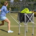 thumbnail image 3 of Foldable Tennis Ball Cart,  Wheel Aluminum Alloy  Top Portable Tennis Ball Cart Stable Structure  for Outside Use, 3 of 7