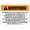 Warning Sign 5, variant on Advertencia Alimentos Cacahuetes Frutos Secos Sign - 12×8 Inches, ANSI Icon Food Safety Metal Sign, Spanish Danger Warning for Home Business