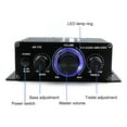 thumbnail image 2 of Tomfoto AK170 - Amplificador de audio digital de doble canal (20 W + 20 W), control de graves y agudos, para coche y hogar., 2 of 5