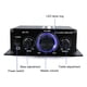 thumbnail image 2 of Tomfoto AK170 - Amplificador de audio digital de doble canal (20 W + 20 W), control de graves y agudos, para coche y hogar., 2 of 5