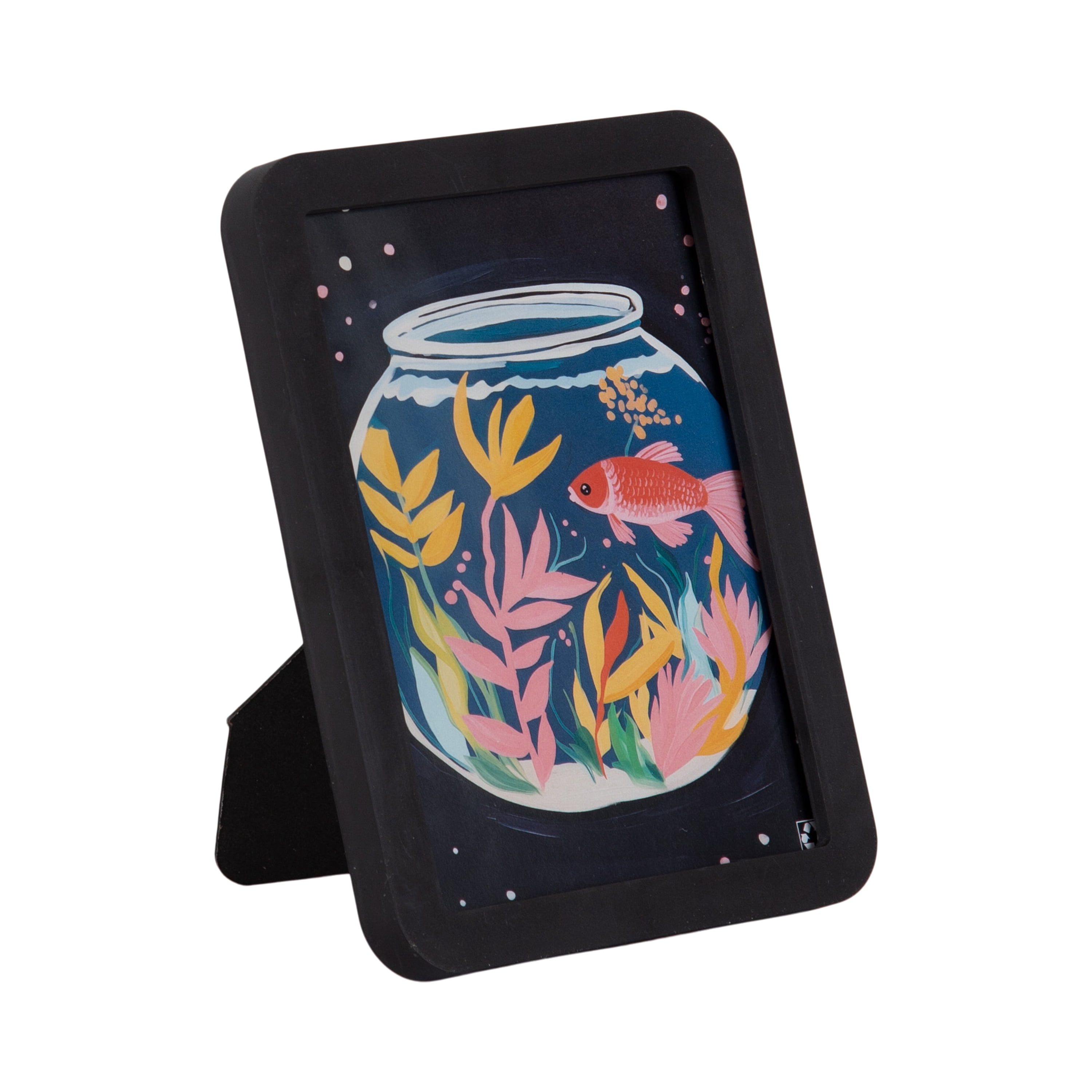 Boba 5x7 Rounded Black Decorative Tabletop Picture Frame, BOBA GAL RND 5X7 BLK