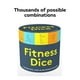 thumbnail image 2 of JUEGO: FITNESS DICE. 7 WOODEN DICE, OVER 45,000 WORKOUT ROUTINES!, 2 of 4