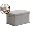 thumbnail image 1 of Storage Bins with Lids, Decorative Storage Boxes with Handles, Foldable Storage Baskets for Closet, Shelves, Stackable(14.17x9.84x7.87in), 1 of 5