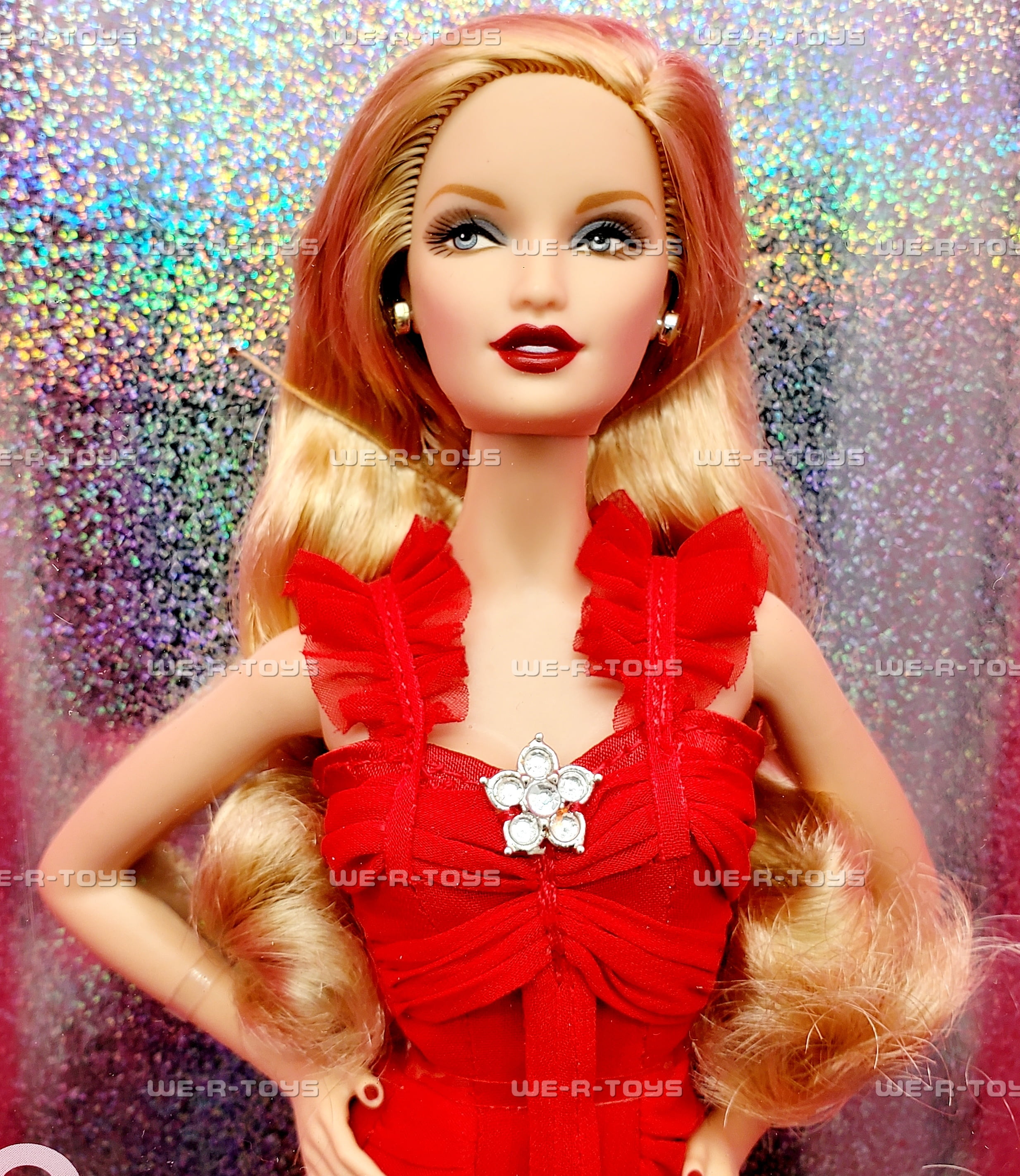 Go Red Barbie Heart Association Doll Pink Label 2007 Mattel