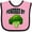 Pink and Black, variant on Inktastic Powered by Broccoli Boys or Girls Baby Bib