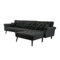 thumbnail image 4 of Wulawindy Convertible Sofa bed sleeper Navy blue velvet（W223S00459、W223S00709、W223S00007）, 4 of 7