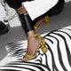 thumbnail image 5 of Sandalias de verano para mujer con tacón alto de cuero con patrón de serpiente artificial a la moda Wmkox8yii hfjk1533, 5 of 9