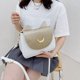 thumbnail image 3 of Sywqhk Moda Mujer Contraste Color Gato Forma Hombro Bolso Pu Mini Bolso (Oro) Sywqhk Para estrenar, 3 of 9