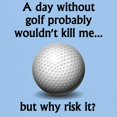 thumbnail image 3 of CafePress - A Day Without Golf T Shirt - Men's Classic Graphic T-Shirt, 3 of 4