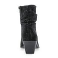 thumbnail image 4 of Time and Tru Women's Glitter Western Ankle Boots, 4 of 6