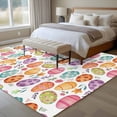 thumbnail image 4 of 5'x7' Area Rugs, Easter Eggs Indoor Outdoor Area Rug for Living Room Bedroom, Colorful Eggs Spring Flowers Leaves Garden Plants Washable Bathroom Rugs Kitchen Floor Carpet Mats Home Decor Aesthetic, 4 of 8