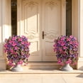 thumbnail image 4 of Fmbmuo Outdoor Artificial Hanging Flowers Lifelike Pansy Plants for Courtyard Garden Patio Balcony Decor Home Decor Wall Decor,Multicolor, 4 of 5