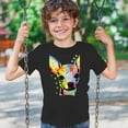 thumbnail image 3 of Tee Hunt Dean Russo Cute Chihuahua Youth T-Shirt Neon Colorful Dog Kids, 3 of 5