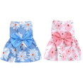 thumbnail image 1 of Paquete de 2 vestidos para perros, falda para mascotas, ropa para perros, vestidos con pajarita para perros pequeños, niñas y gatos Namotu CPB-DE-LYY2033-1, 1 of 5