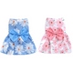 thumbnail image 1 of FloreceBien - Paquete de 2 vestidos para perros, faldas para mascotas, ropa para perros pequeños, vestidos con lazo para cachorros, para niñas y gatos, 1 of 5